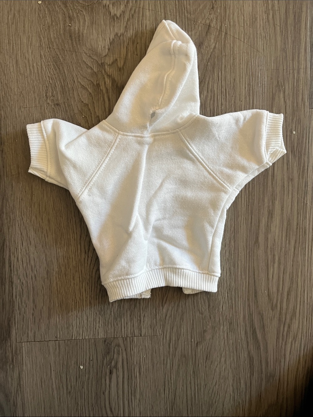 Cozy White Dog Hoodie - Soft Pullover Sweatshirt
